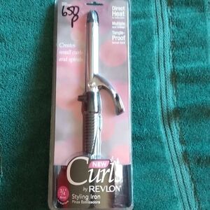 Revlon Curling Iron - Silver and Black